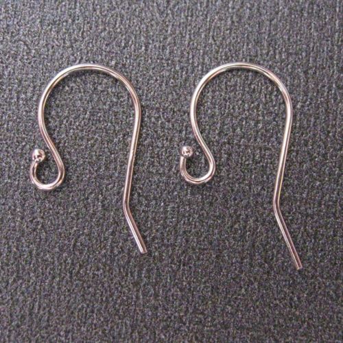 14K Yellow Gold Earwires W/Bead Tip. Made in USA.